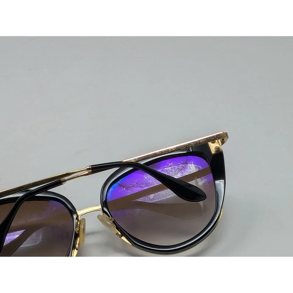 FOR‎ PARTS* Thierry Lasry Enigmaty Sunglasses Cat Eye Black Gold